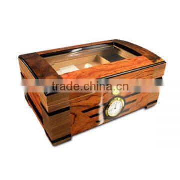 Wooden Cigar Storage Box With Lock