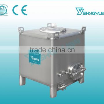 Moveable sealed stainless steel storage tank for water,liquid products manufacture