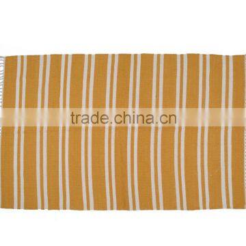 Hand Woven Stripe Pattern Rug