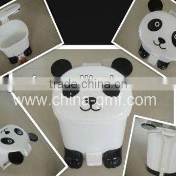 Animal pig bear panda duck frog cute home house room child children kid mini small plastic waste bin with foot pedal