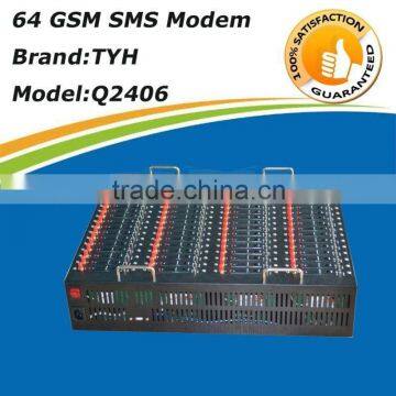 Wavecome Q2406 64 ports usb gsm sms modem pool,gsm fax modem