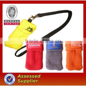 Hot sale and promotional Mobile Phone Sock Lanyard