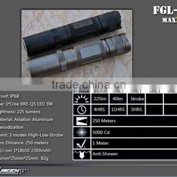 18650 Battery CreeQ5 Military Mini Led Pen Torch photo-2