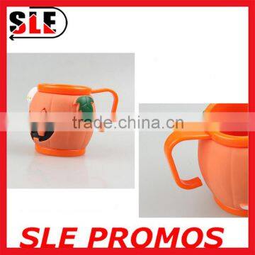 Kid Factory Pumpkin Gift 3D Mug From China,Custom Animal Plastic Mug,Children Baby Tumbler Cup For Promotional Advertisement