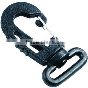 Plastic swivel metal spring clip snap dog hook (HL-B003)