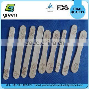 2015wholesale Birch Round Edge Wood Ice Cream Sticks Printed Logo photo-2