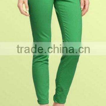 2016 Wholesale Price Branded Ladies Sexy Skinny Red Jeans