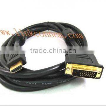 HDMI to DVI cable High Speed BI-directional for HDTV Projector