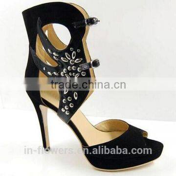 IF-LS021 2014 New European and American Retro style Nightclub Sexy Ladies Shoes With Fish Head Heels Sandals Women