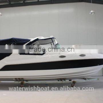 WATERWISH boat QD27 CABIN fibreglass sport boat