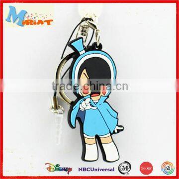 PVC Material High Quality Oem 3d Logo Pvc Keyring photo-2
