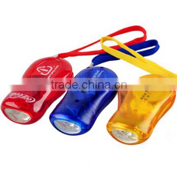 ABS Material dynamo hand crank flashlight radio