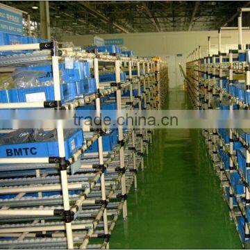 flexible pipe shelves/folding wire rod type shelf