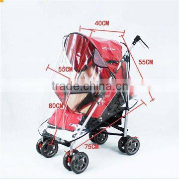 PVC Clear Waterproof Baby Walker Raincover photo-2
