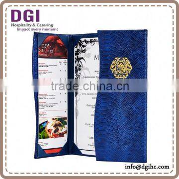 Lighter Hotel Menu Printing / Good Menu Design Ideas / Factory Price Leather Cover photo-4