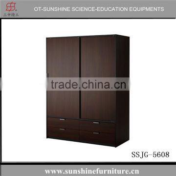 Cheap Modern MDF/plywood/partical Board Wooden Bedroom Cabinet Closet, Wardrobe Designs