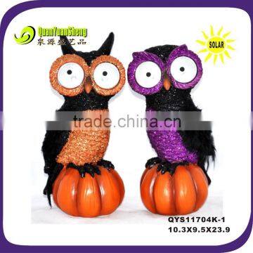 Resin Halloween type Owl Figurine