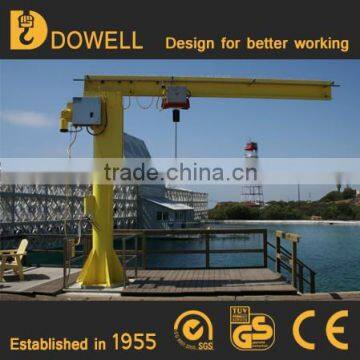 Pedestal Arm Crane 1.5 ton jib crane
