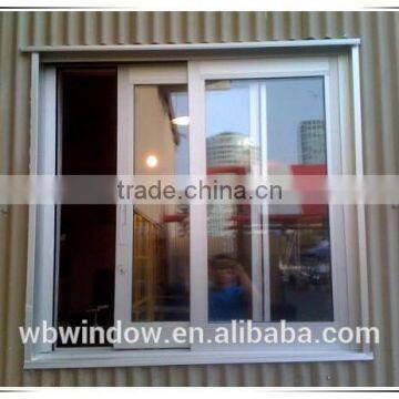 Lastest Plastic Frame and Double Glass Sliding Style Pvc Windows photo-2