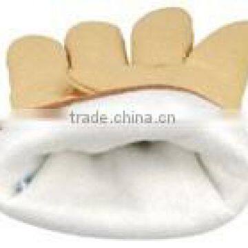 Leather Gloves; Winter Gloves; Cow Grain Leather Gloves photo-2