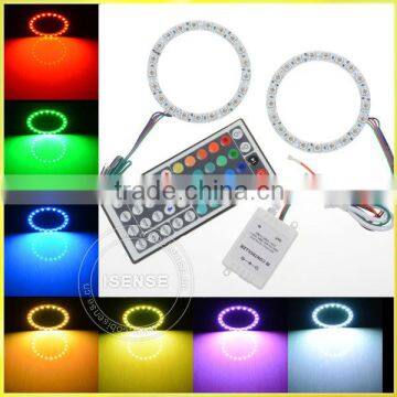 2pcs RGB LED 12V 5050 Halo Rings, LED RGB SMD Angel Eyes Kit