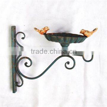 Vintage cast iron wall mounted shelf bracket with hooks                        
                                                Quality Choice