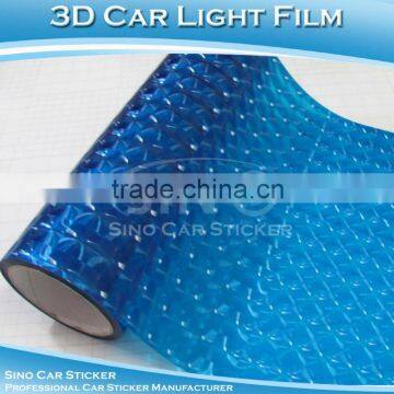 0.3x10m 3D Red Car Film Cat Eyes Car Light Decoration Tint Vinyl photo-4
