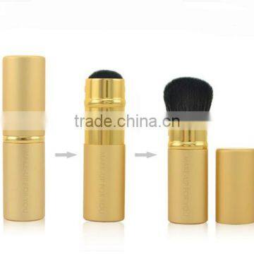 Gold Kabuki Makeup Brush Retractable Face Brush