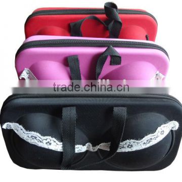 Promotional Pink ladies eva bra case for travel