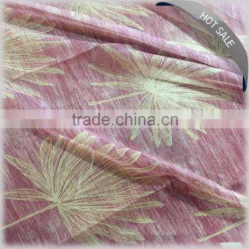 2016 high Quality print 100% silk tulle fabric