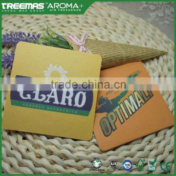 Promotional advertising printing anti-slide custom logo square absorbent paper coaster