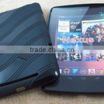 TPU wave pattern case For google Nexus 7"