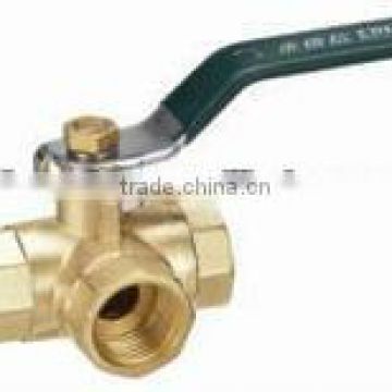 3 Way Brass Ball Valve