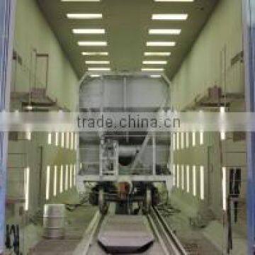 truck back doors small truck body Sand Blasting Room booth