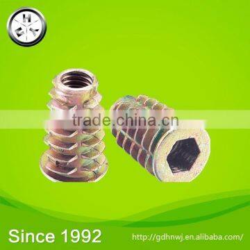 ISO certificate furniture connecting fittings hex coupling nut m6 (NZ1911)