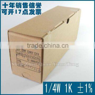 Resistors 1/4W 1K 1% NEW photo-2
