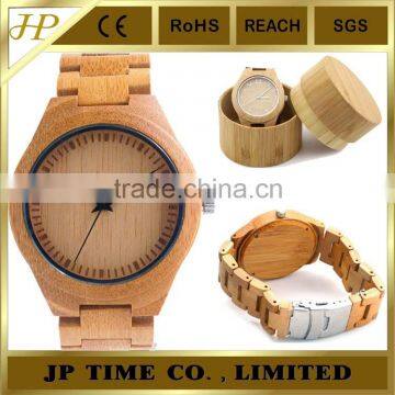 5 years natural bamboo made luxury bamboo wrist watch analog quartz