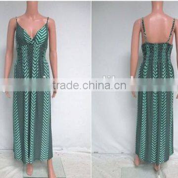 Women Plus Size Stretched Fashion Maxi Dress