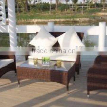 hot sell Toronto rattan/aluminium outdoor furniture setting rattan furniture