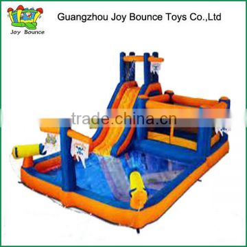 latest Cheap and Safe Kids Play Inflatable Fun City and Park with pool for Sale