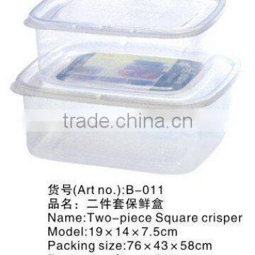 Plastic crisper mold