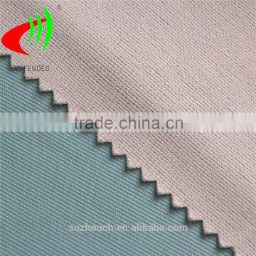 100% polyester composite fabric twill gabardine fabric with knitted fabric