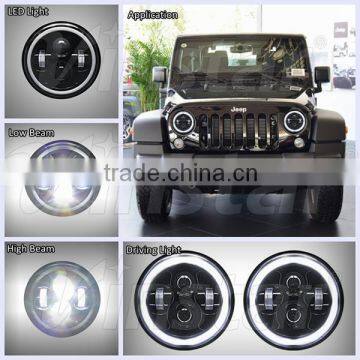 Vinstar Round 7 inch led headlight For Jeep Wrangler Light Off-road Lighting for Jeep Wrangler