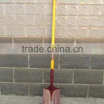 Fiberglass handle shovel