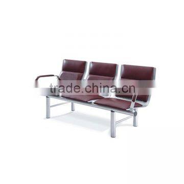 Strong Frame PU Leather Antique Waiting Room Chairs