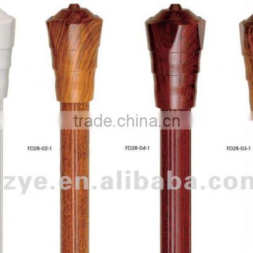 wooden curtain rod supporting curtain rod bracket