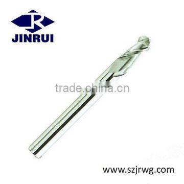 Solid carbide aluminium ball nose cutting tools