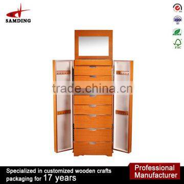 2016 new arrival bedroom closet wood clothes wardrobe cabinet used