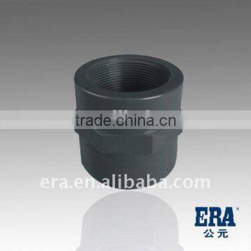 PVC pressure pipe fitting female adaptor for drinking water supply DIN8063 PN16