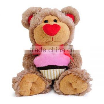 Custom cute valentines gift plush teddy bears